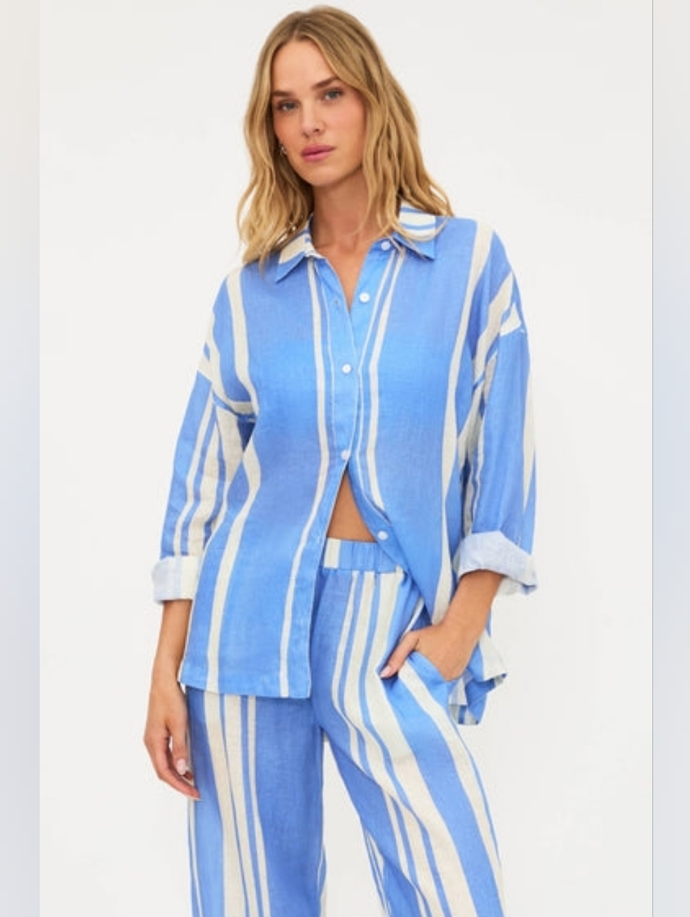 Beach Riot Linen Top - Picture 3 of 9